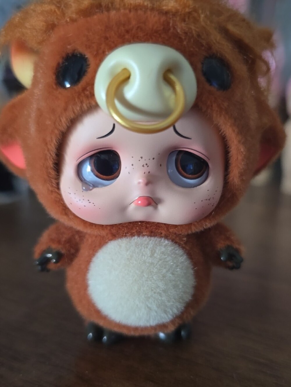 Sad Baby Star Box Highland Cow Figurine Authentic - Picture 3 of 9